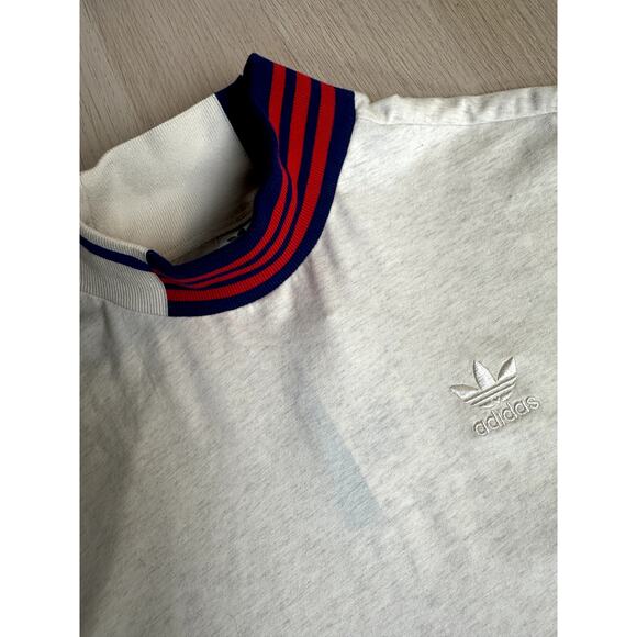 Adidas Rib Short Tee Shirt Size S - NEW - IC5223 - Picture 2 of 7